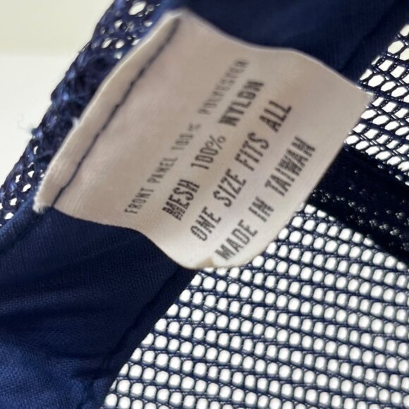 Trucker Baseball Adjustable  Mesh Hat/Cap Blue/White C183 - Picture 9 of 10